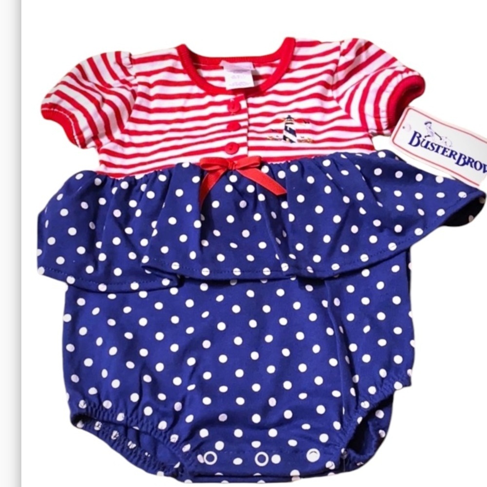 BUSTER  BROWN ⭐️ vintage Apparel baby onesie